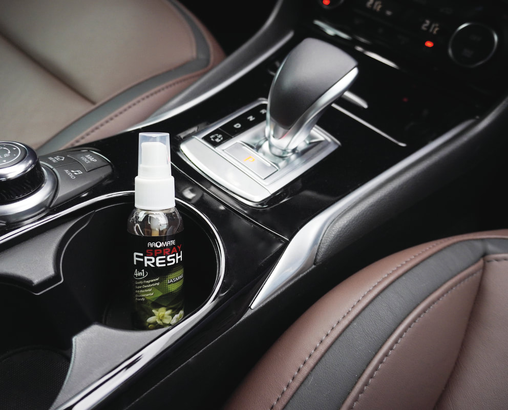 Deodorizing spray car freshener