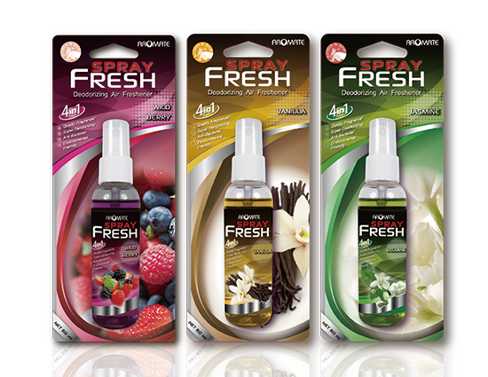 AIRE Auto Fragrance - Spray Fresh Deordorizing Spray